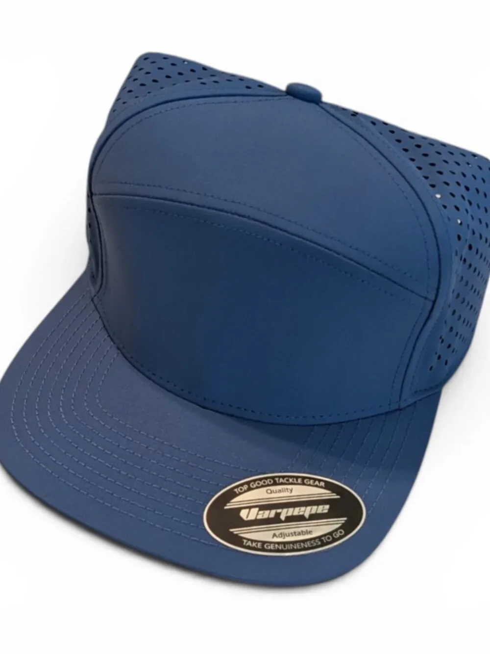 Varpepe Navy Perforated Snapback Hat Size XL NWT